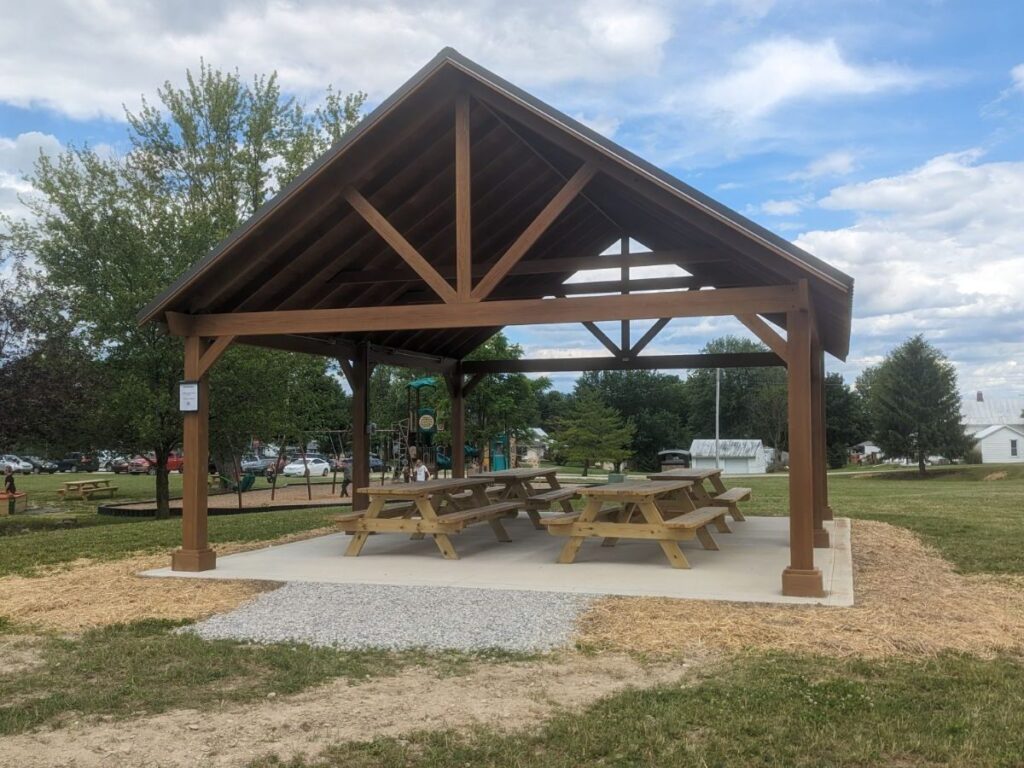 Maugans Park pavilion for events